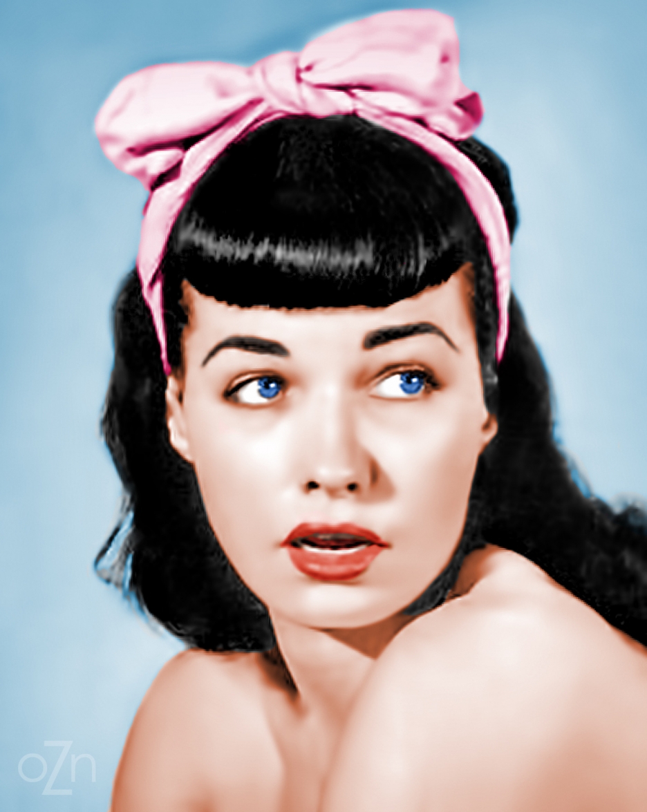 La sensualidad de Bettie Page legendaria pin up de los años 1950