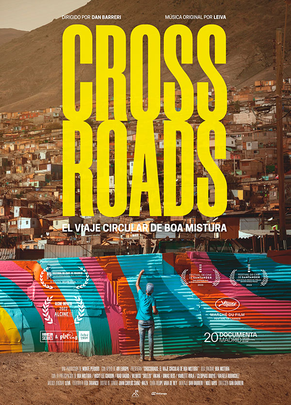 Cartel del documental Crossroads de Boa Mistura.