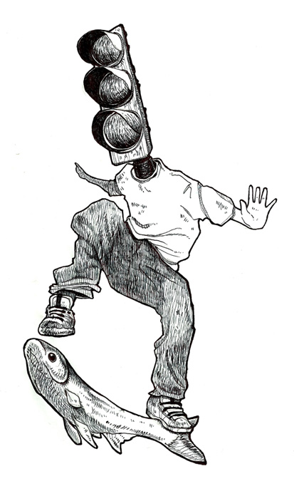 Skater semaforo_doopaint
