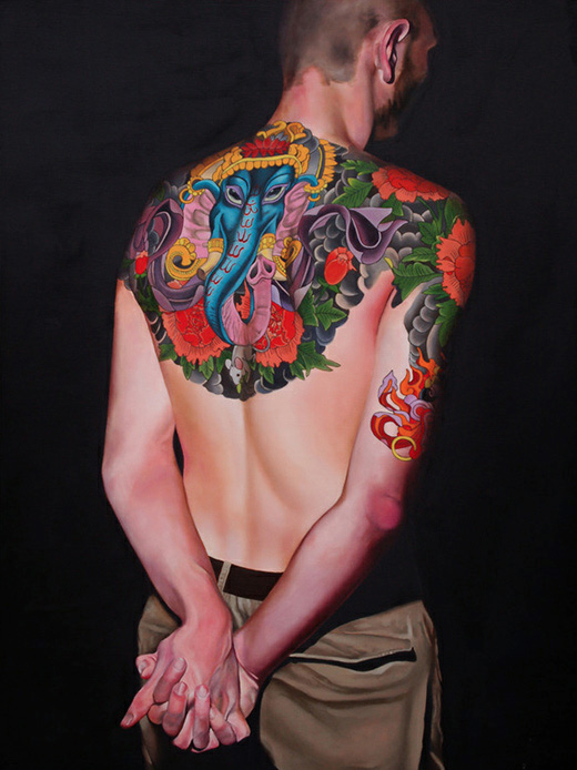 Paintings-of-Tattoos-by-Jeff-Musser