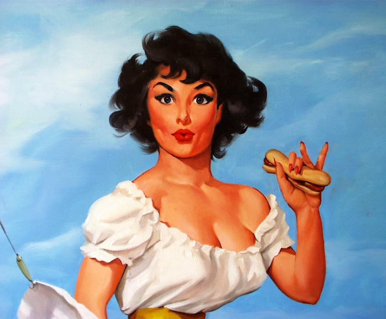 ilustraciones de Pin-up del Baron von Lind