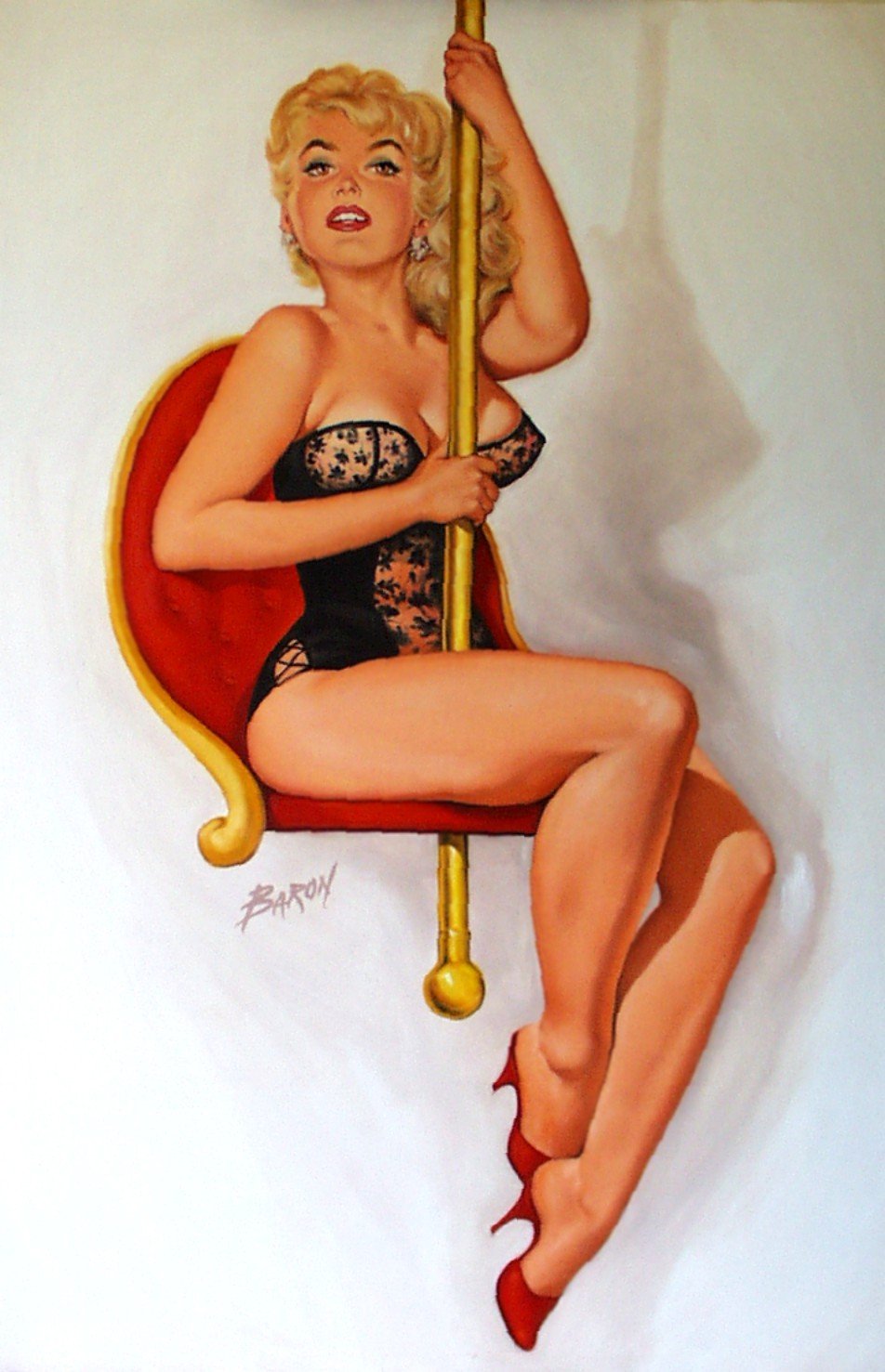 ilustraciones de Pin-up del Baron von Lind