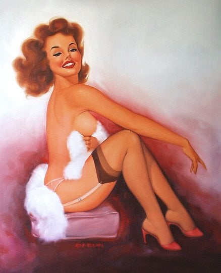 ilustraciones de Pin-up del Baron von Lind