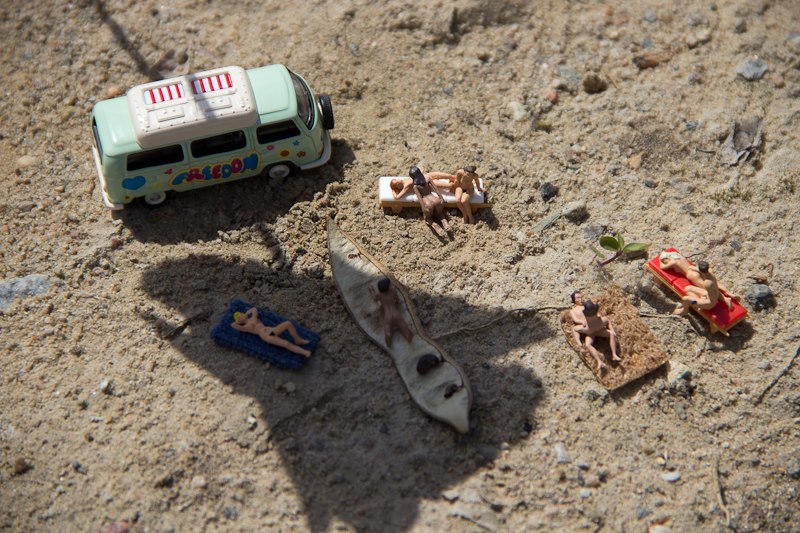 Mr. Peluche escena de sexo en miniatura