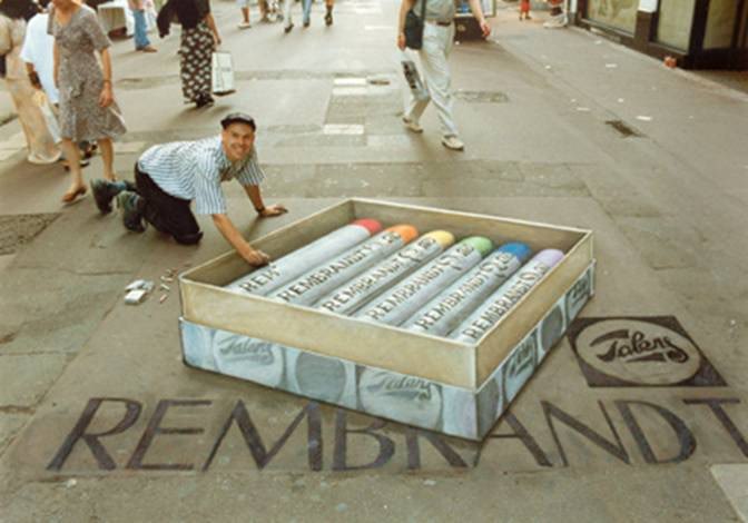 Dibujos de tiza de Julian Beever