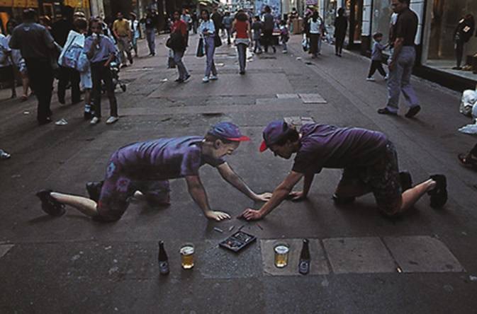 Dibujos de tiza de Julian Beever