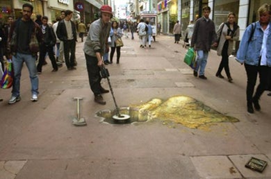 Dibujos de tiza de Julian Beever
