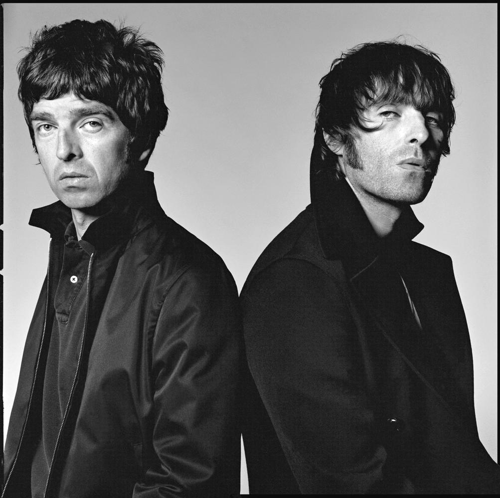 Hermanos Gallagher por David Bailey