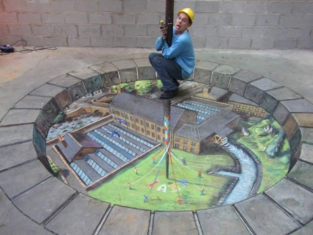 Dibujos de tiza de Julian Beever