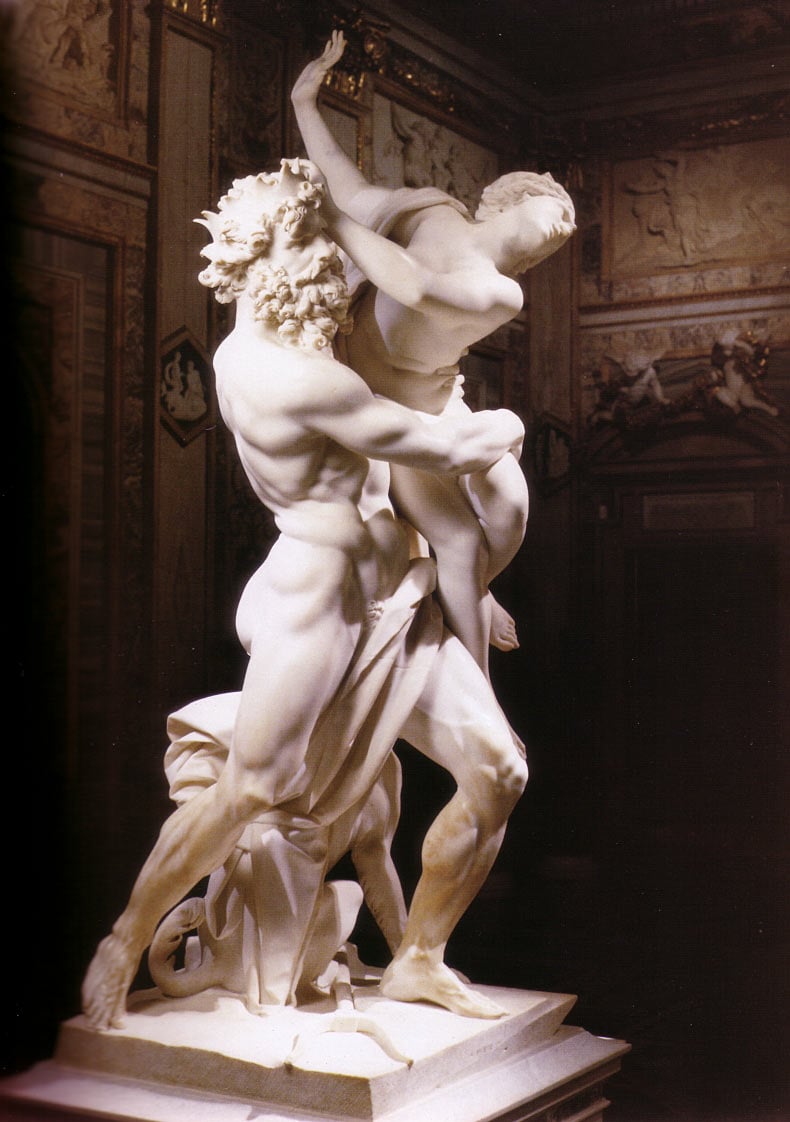 Gian Lorenzo Bernini, El rapto de Proserpina 1621-1622.