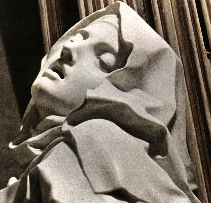 Detalle extasis de Santa Teresa, Bernini