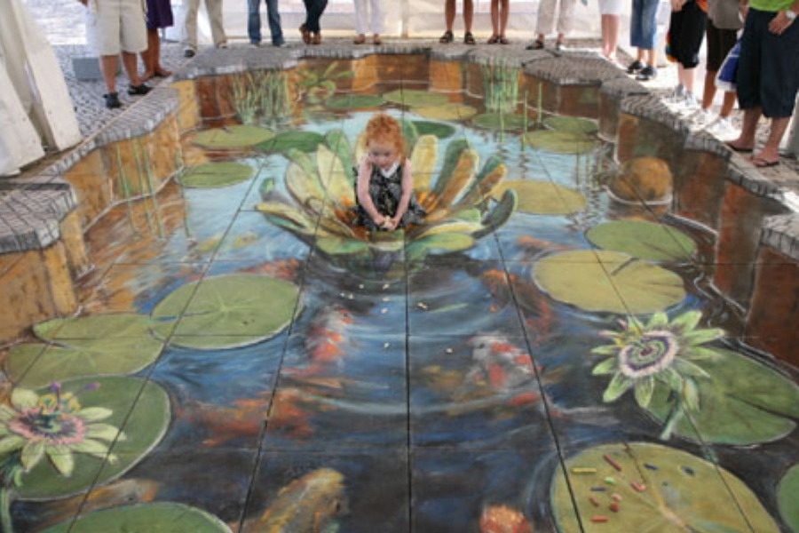 Dibujos de tiza de Julian Beever