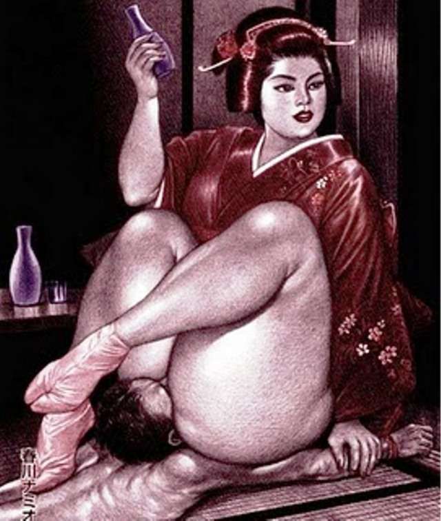 Namio Harukawa, ilustración shunga