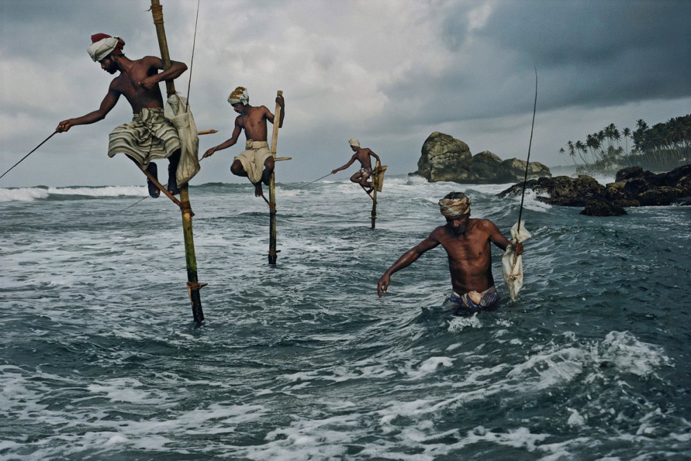 Hombres pescando