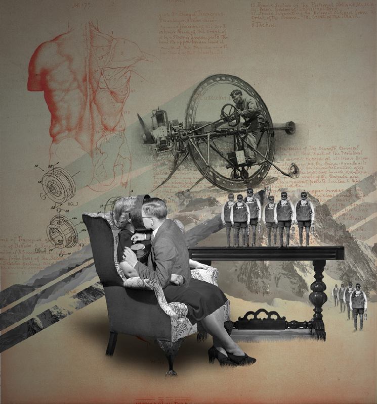 Franz Falckenhaus Collage