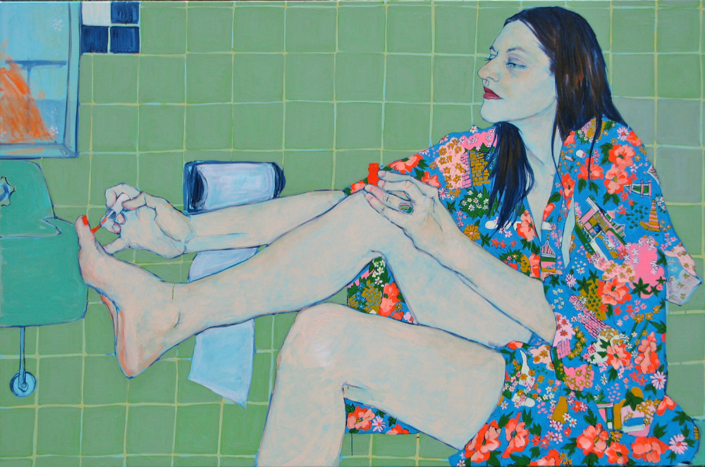 Hope Gangloff 11 pintura ilustracion juventud cultura pop retratos sociedad