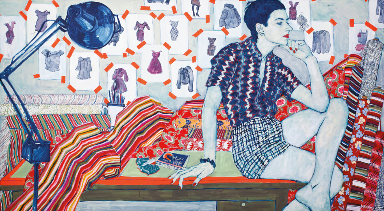 Hope Gangloff 2 pintura ilustracion juventud cultura pop retratos sociedad