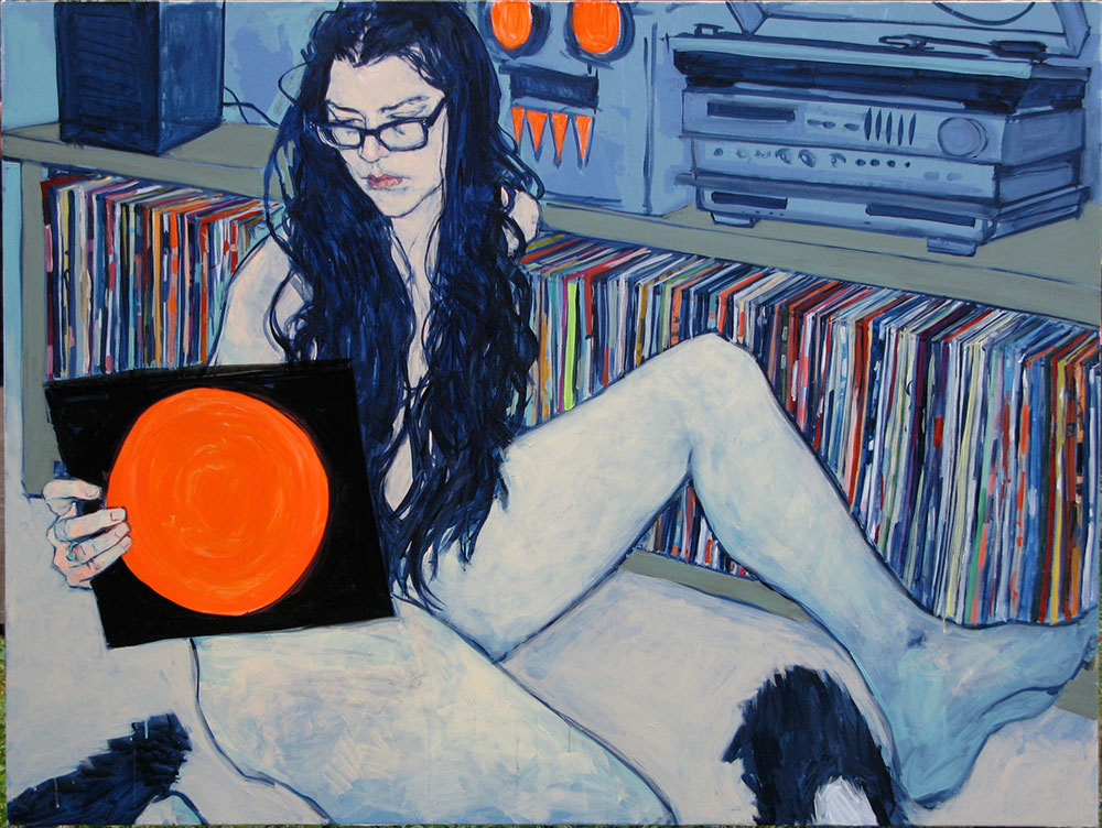 Hope Gangloff 6 pintura ilustracion juventud cultura pop retratos sociedad