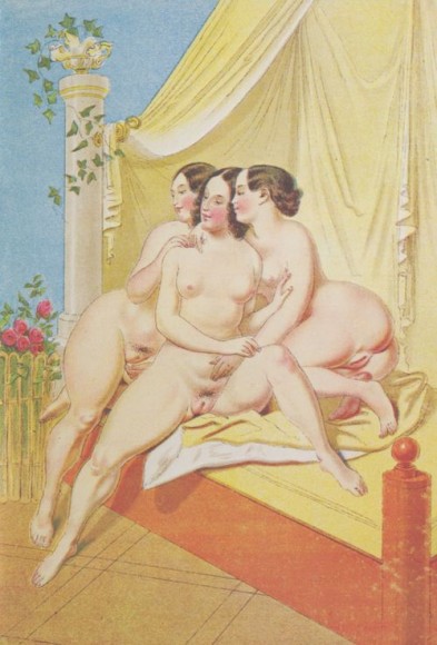 Litografía erótica de Peter Fendi.