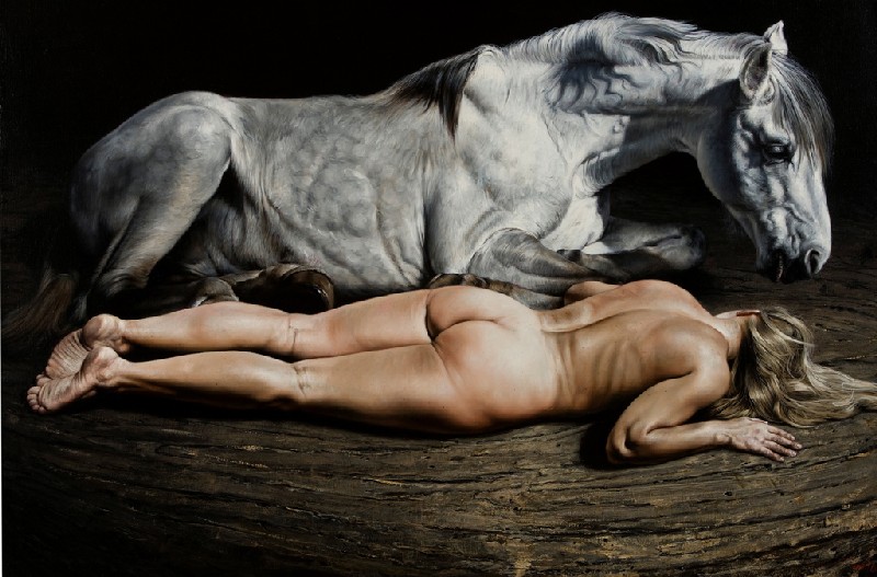 Mujer y caballo