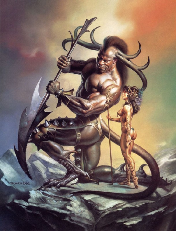 Ilustraciones de Boris Vallejo