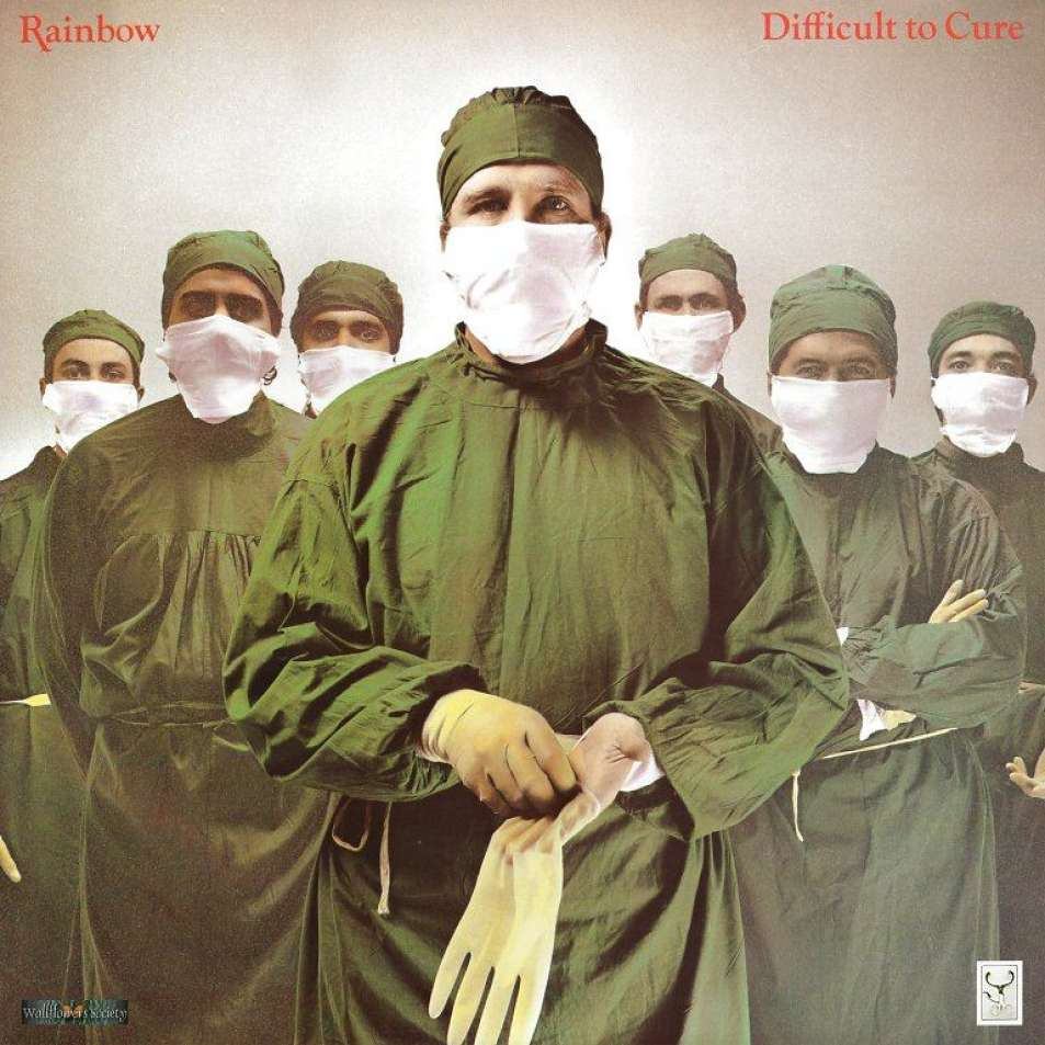 Portada del disco de Rainbow, "Difficult to Cure" (1981). Hipgnosis
