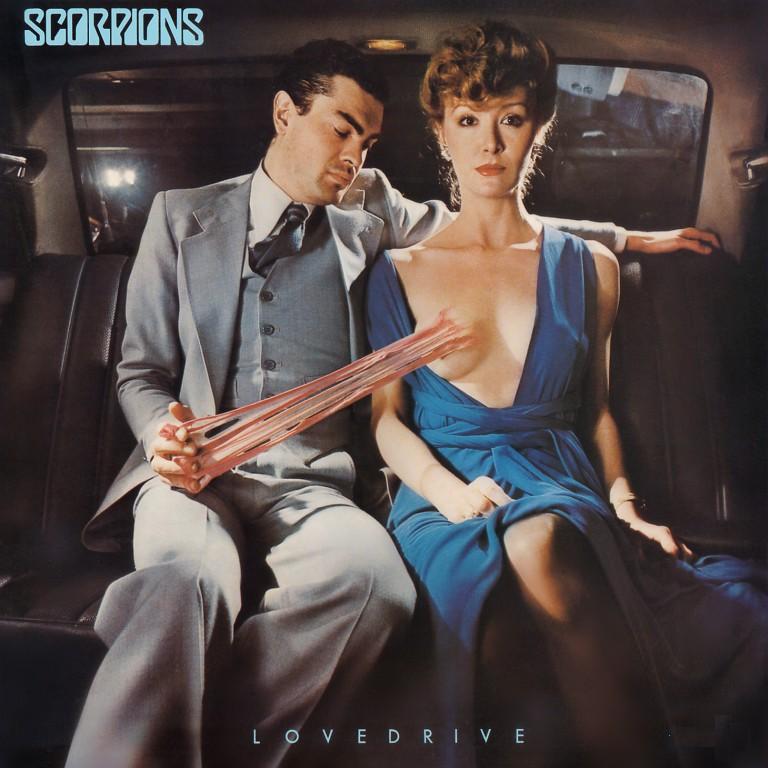 Portada del disco de Scorpions, "Lovedrive" (1979). Hipgnosis