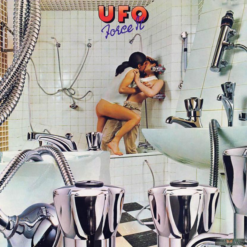 Portada del disco de Ufo, "Force It" (1975). Hipgnosis