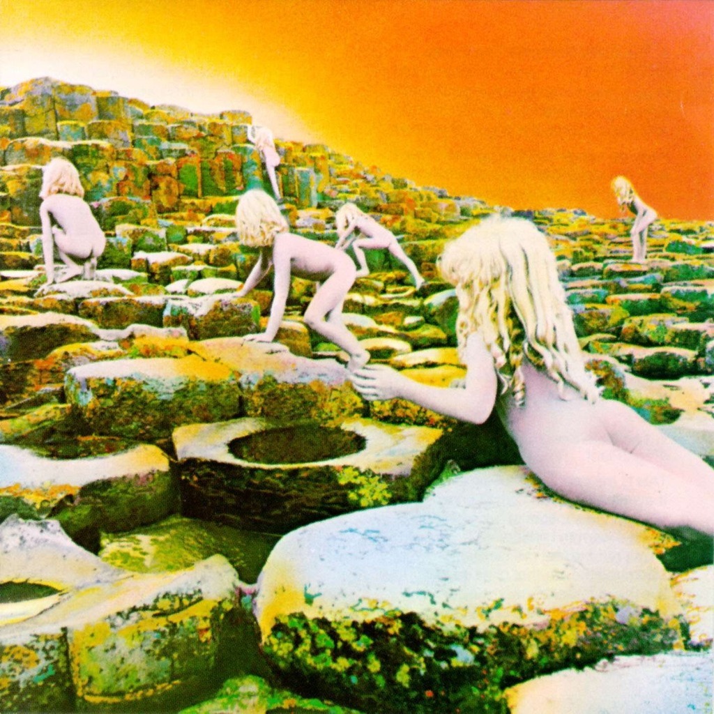 Portada del disco de Led Zeppelin, “Houses Of The Holy” (1973). Hipgnosis
