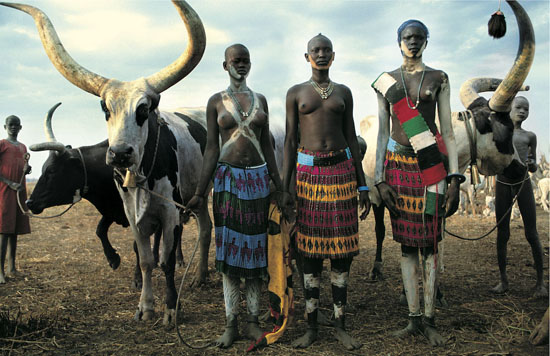 Dinka grupo étnico del sur de Sudán