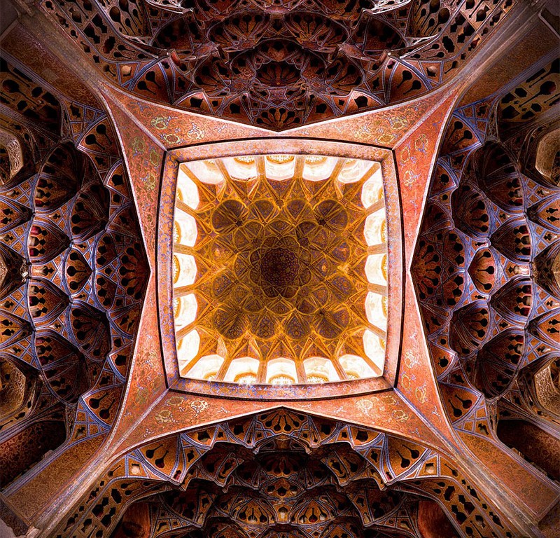 Interiores de mezquitas Iraníes