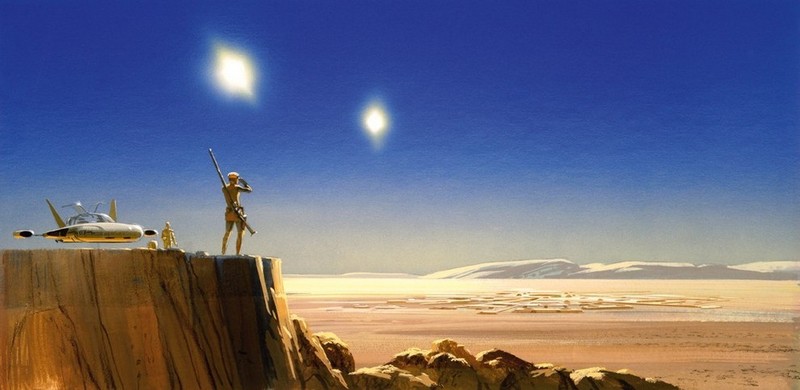 Ilustraciones originales de la película Star Wars