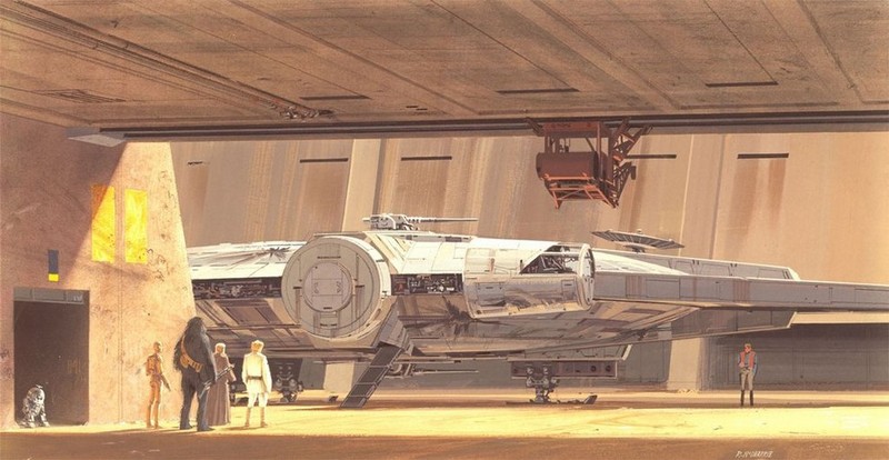 Ilustraciones originales de la película Star Wars
