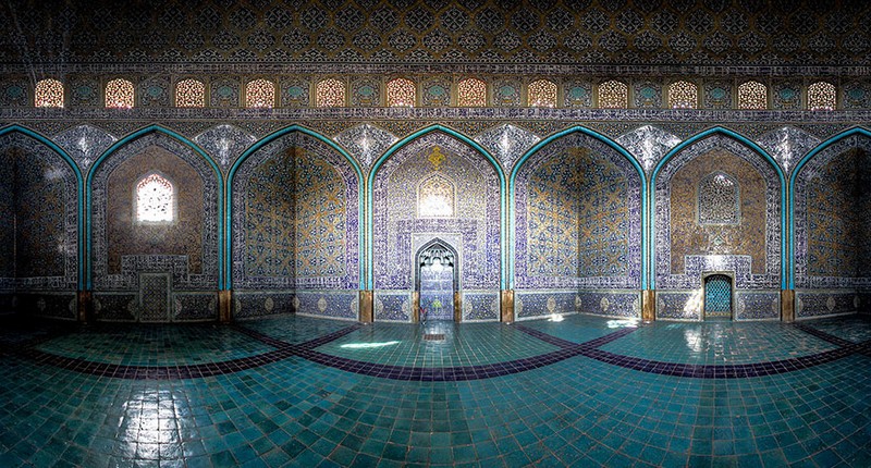 Interiores de mezquitas Iraníes