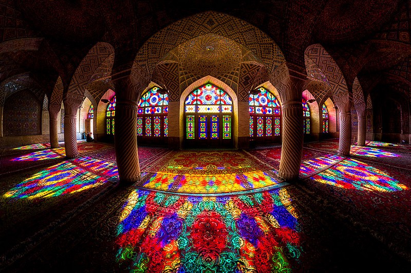 Interiores de mezquitas Iraníes