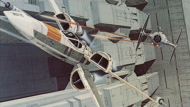 Ilustraciones originales de la película Star Wars