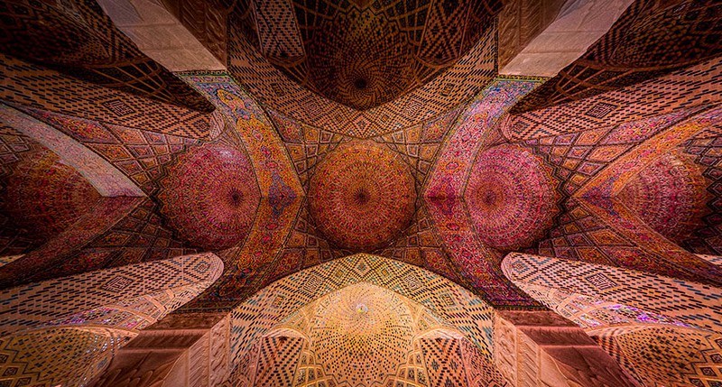 Interiores de mezquitas Iraníes