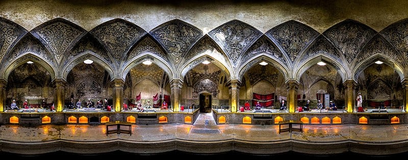 Interiores de mezquitas Iraníes