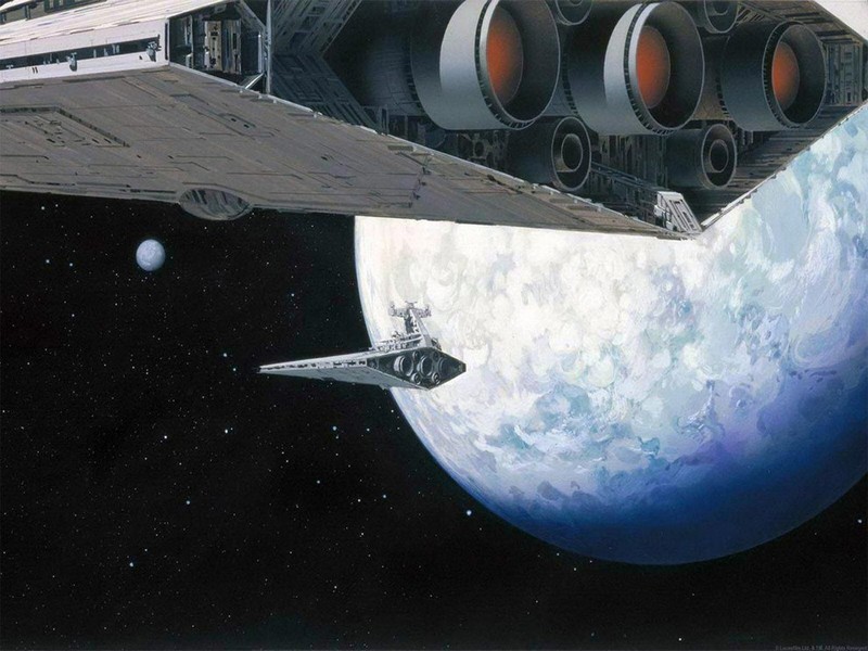 Ilustraciones originales de la película Star Wars