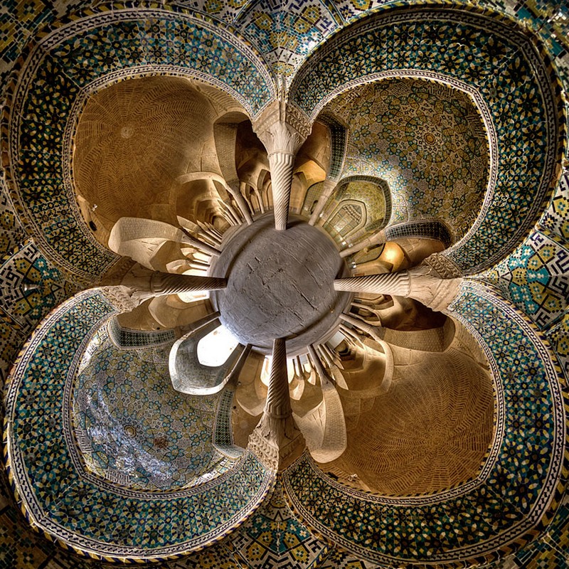 Interiores de mezquitas Iraníes
