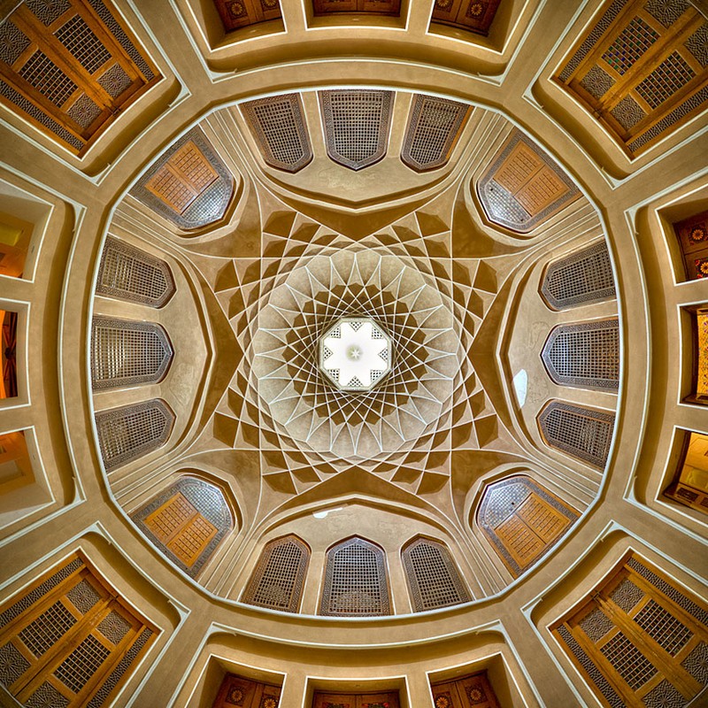 Interiores de mezquitas Iraníes