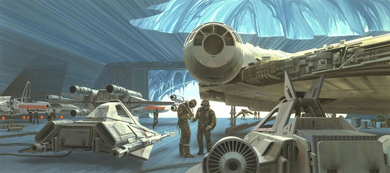 Ilustraciones originales de la película Star Wars