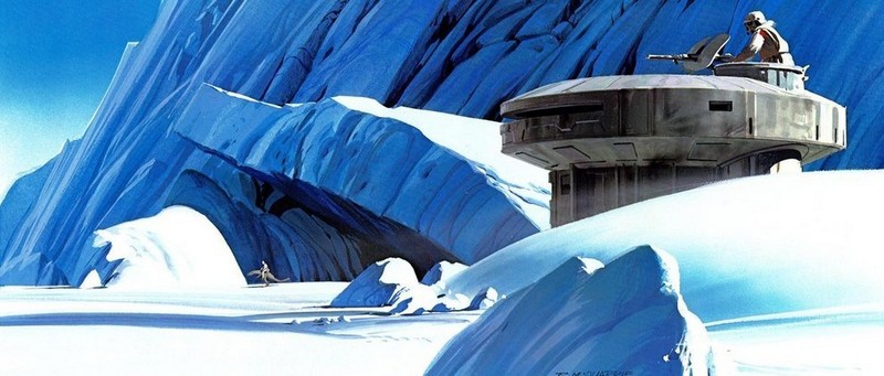 Ilustraciones originales de la película Star Wars