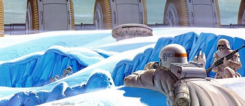 Ilustraciones originales de la película Star Wars
