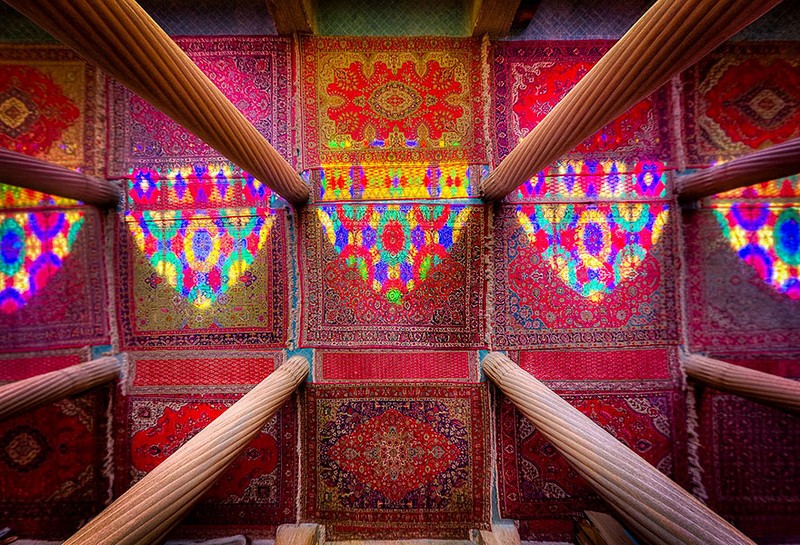 Interiores de mezquitas Iraníes