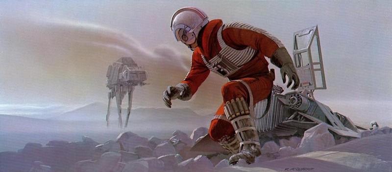 Ilustraciones originales de la película Star Wars