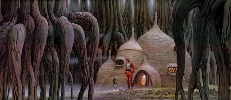 Ilustraciones originales de la película Star Wars