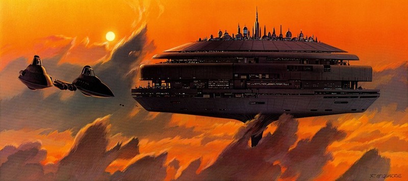 Ilustraciones originales de la película Star Wars