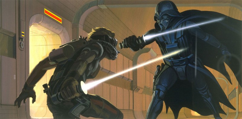 Ilustraciones originales de la película Star Wars