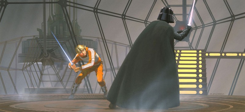 Ilustraciones originales de la película Star Wars